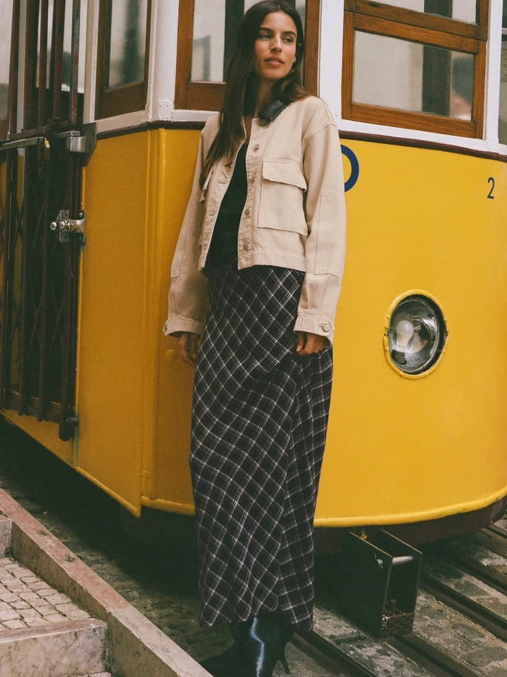 Z Supply Europa Plaid Skirt