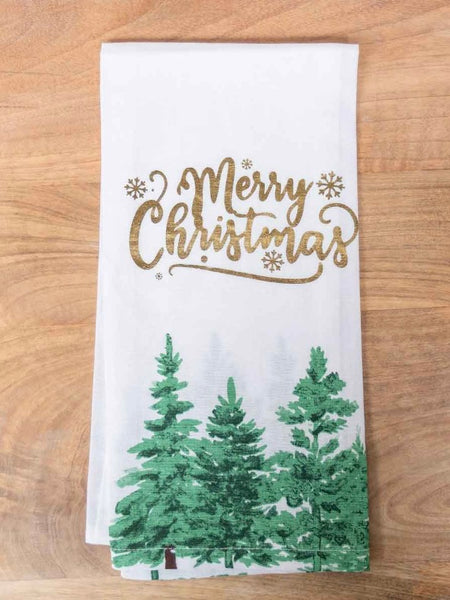 Christmas Trees Towel
