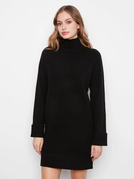 Carole Mock Neck Sweater Dress