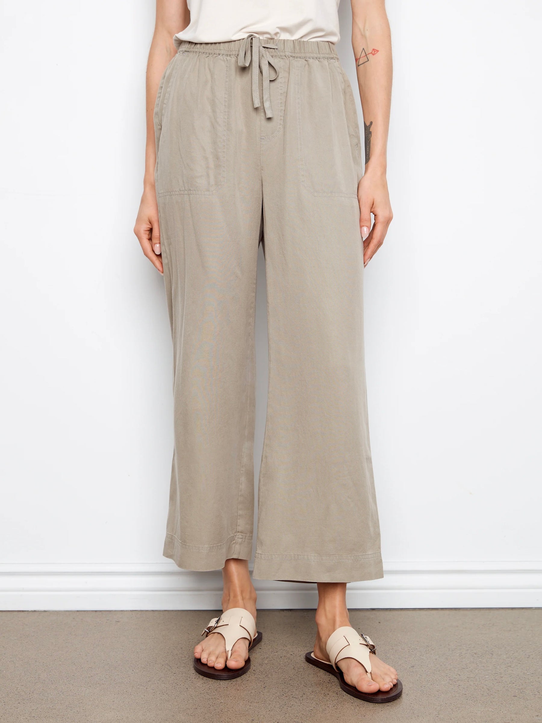 Tencel Wide Leg Pants