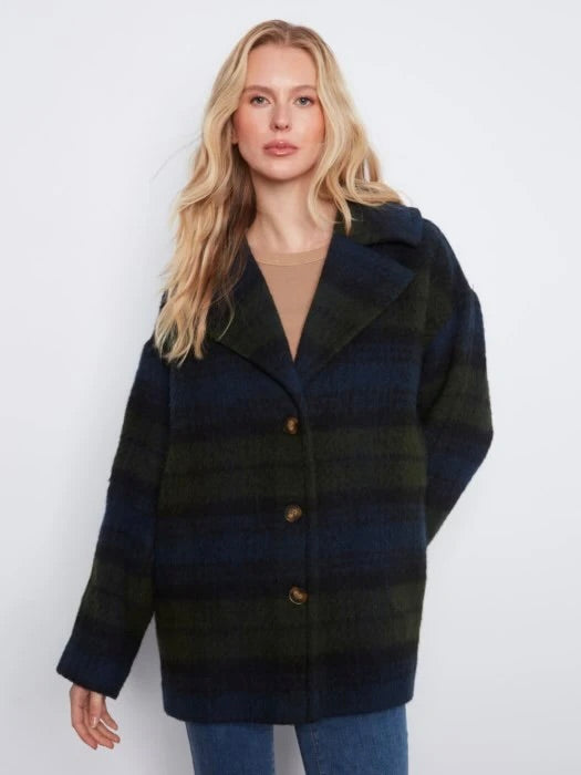 Short Plaid Jacket