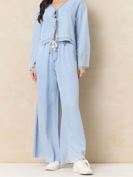 Tencel Wide Leg Pant