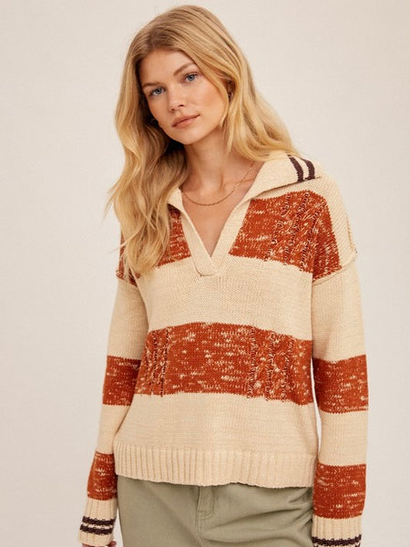 Callie Stripe Sweater