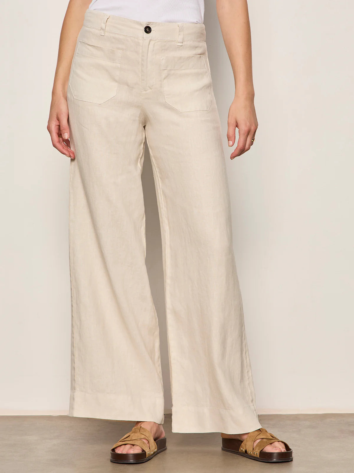 {Sanctuary} The Linen Marine Layer Wide Leg