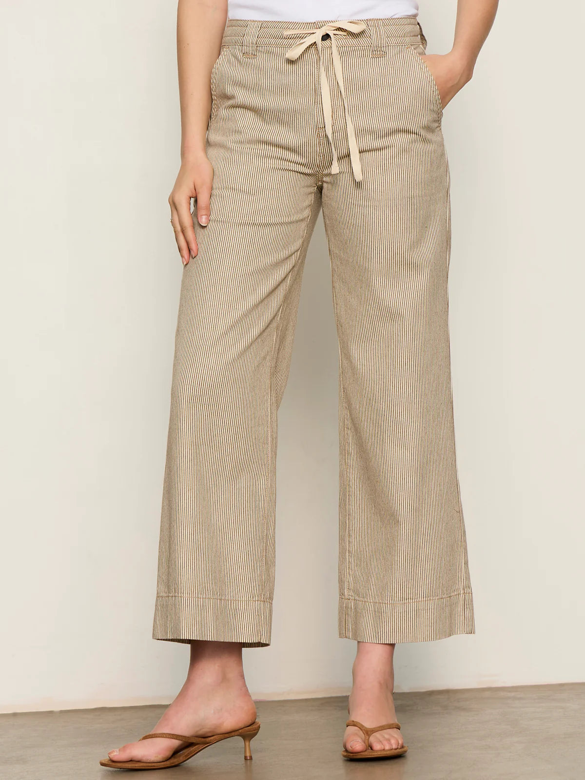 Sanctuary Lilly Striped Cropped Pant