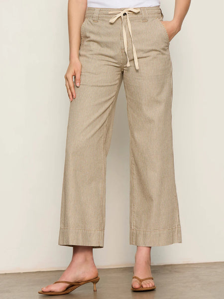 {Sanctuary} Lilly Striped Cropped Pant