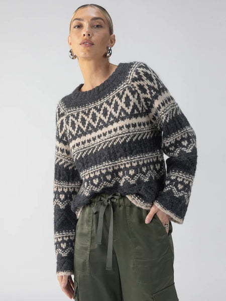 {Sanctuary} Fairisle Crew Neck Sweater