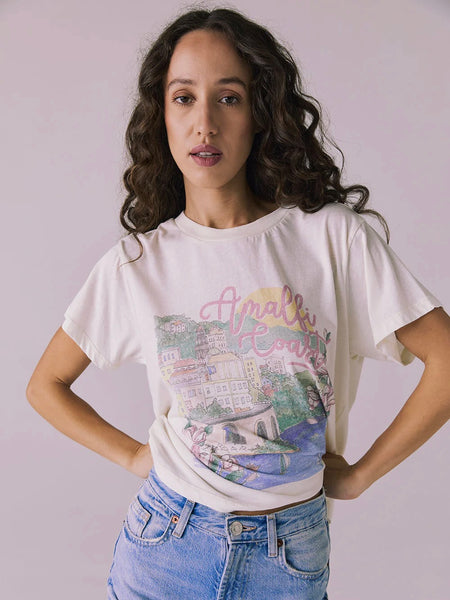 Amalfi Coast Floral Tee