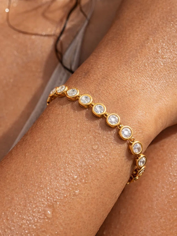 Ellie Vail Caella Bezel Tennis Bracelet