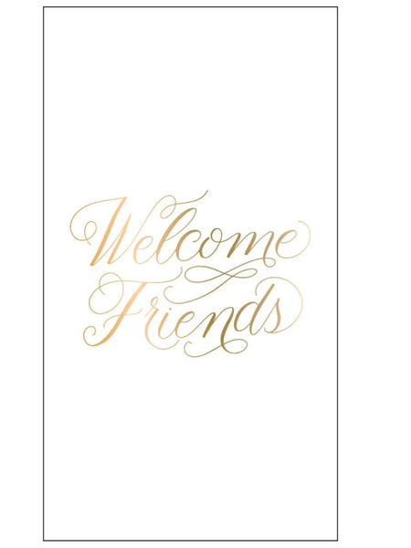 Welcome Friends Guest Towel