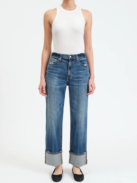 Daze Denim : Eastside Loose Cuffed Jean - Rush Hour