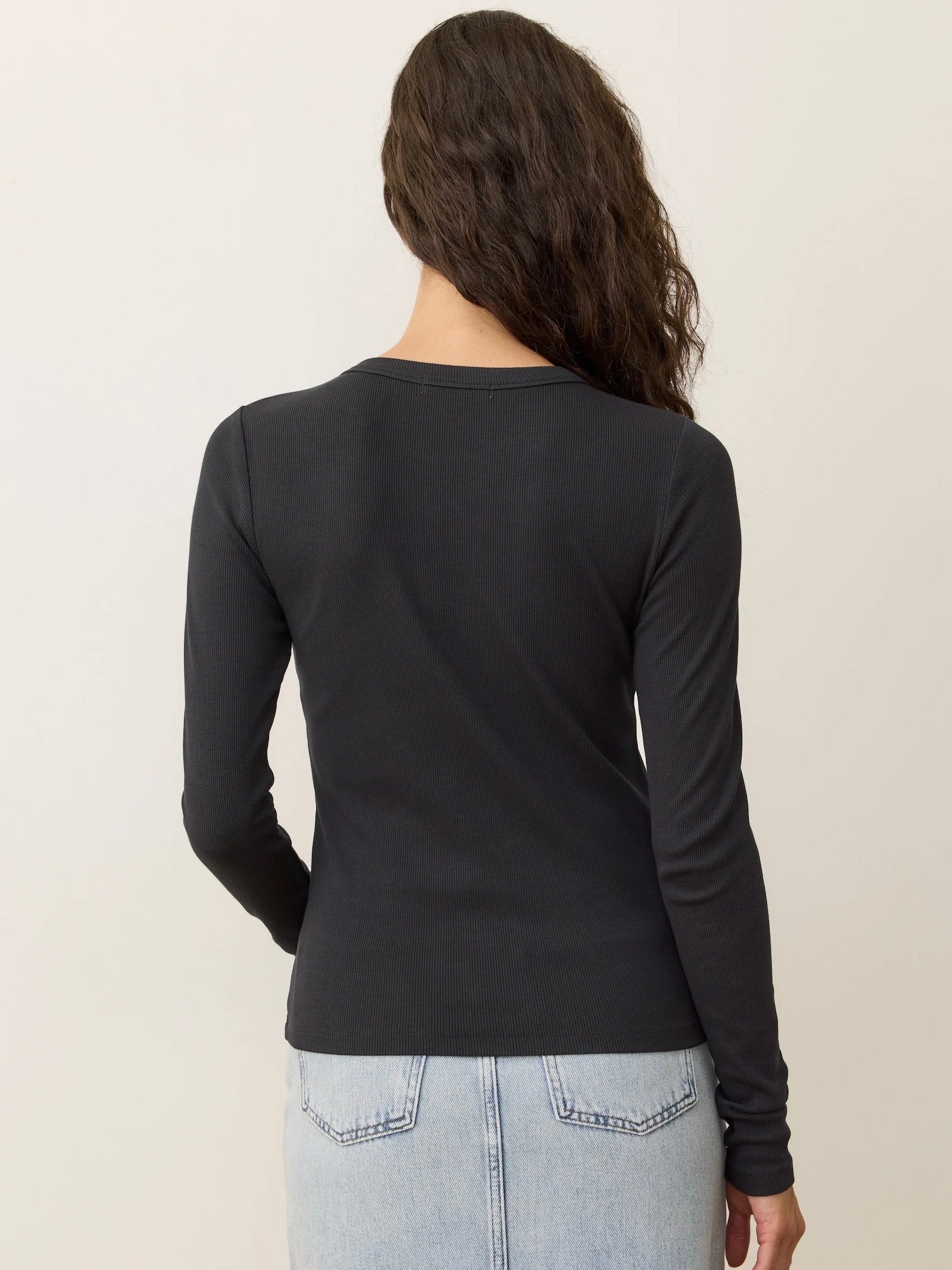 {Marine Layer} Lexi Rib Sun-In Crew Tee