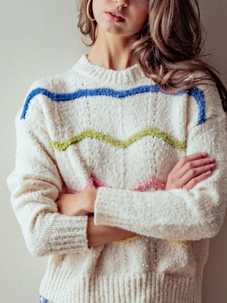 Wave Stripe Sweater