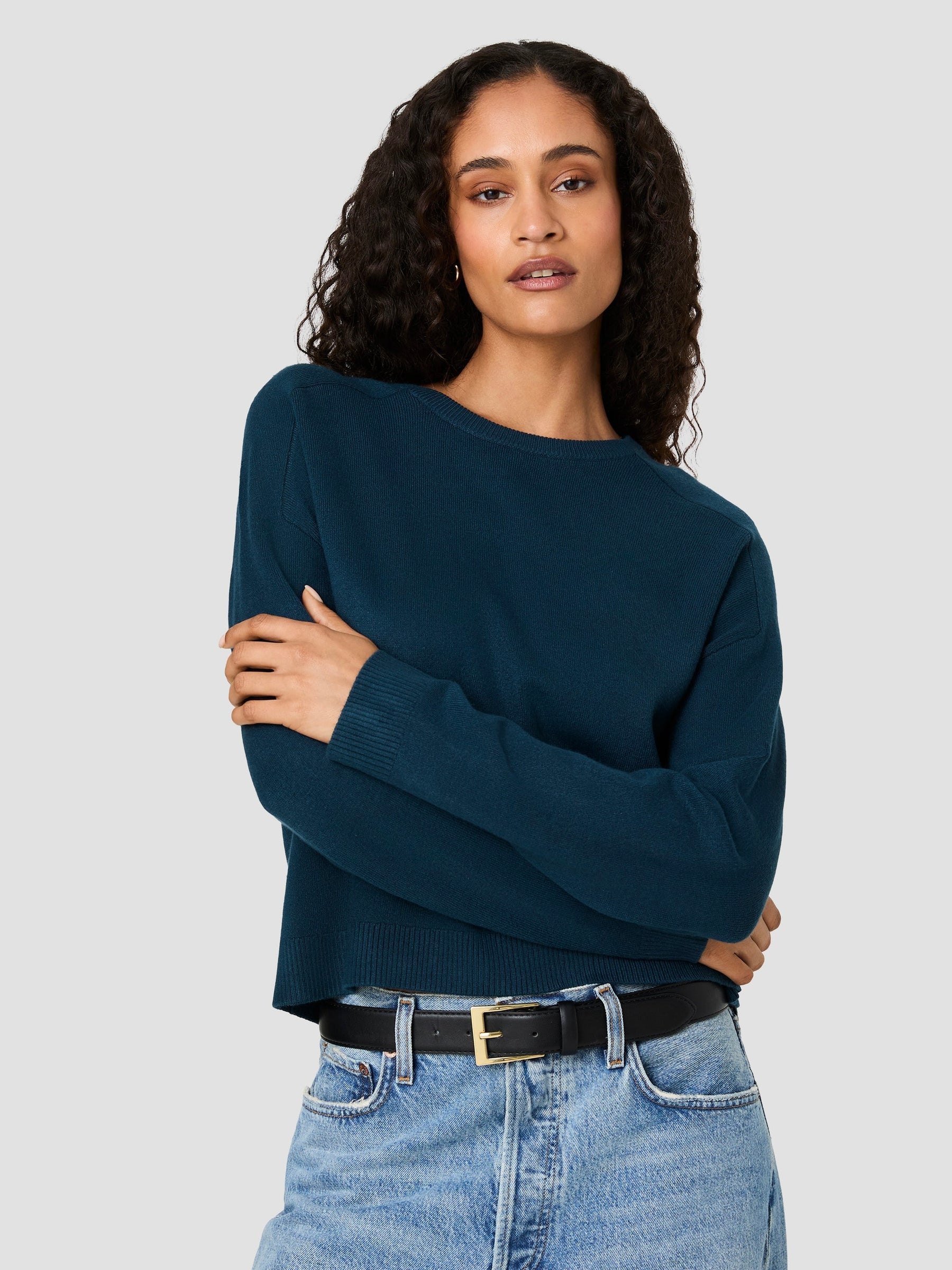 French Connection Babysoft Oversized Crew Pullover