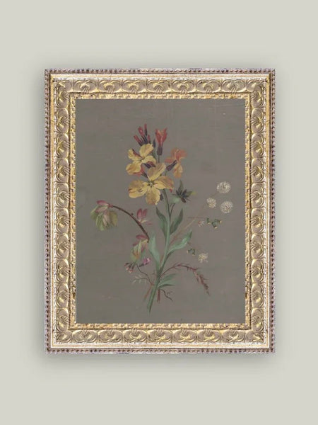 French Wildflowers 8 x 10 Fancy Gold Frame