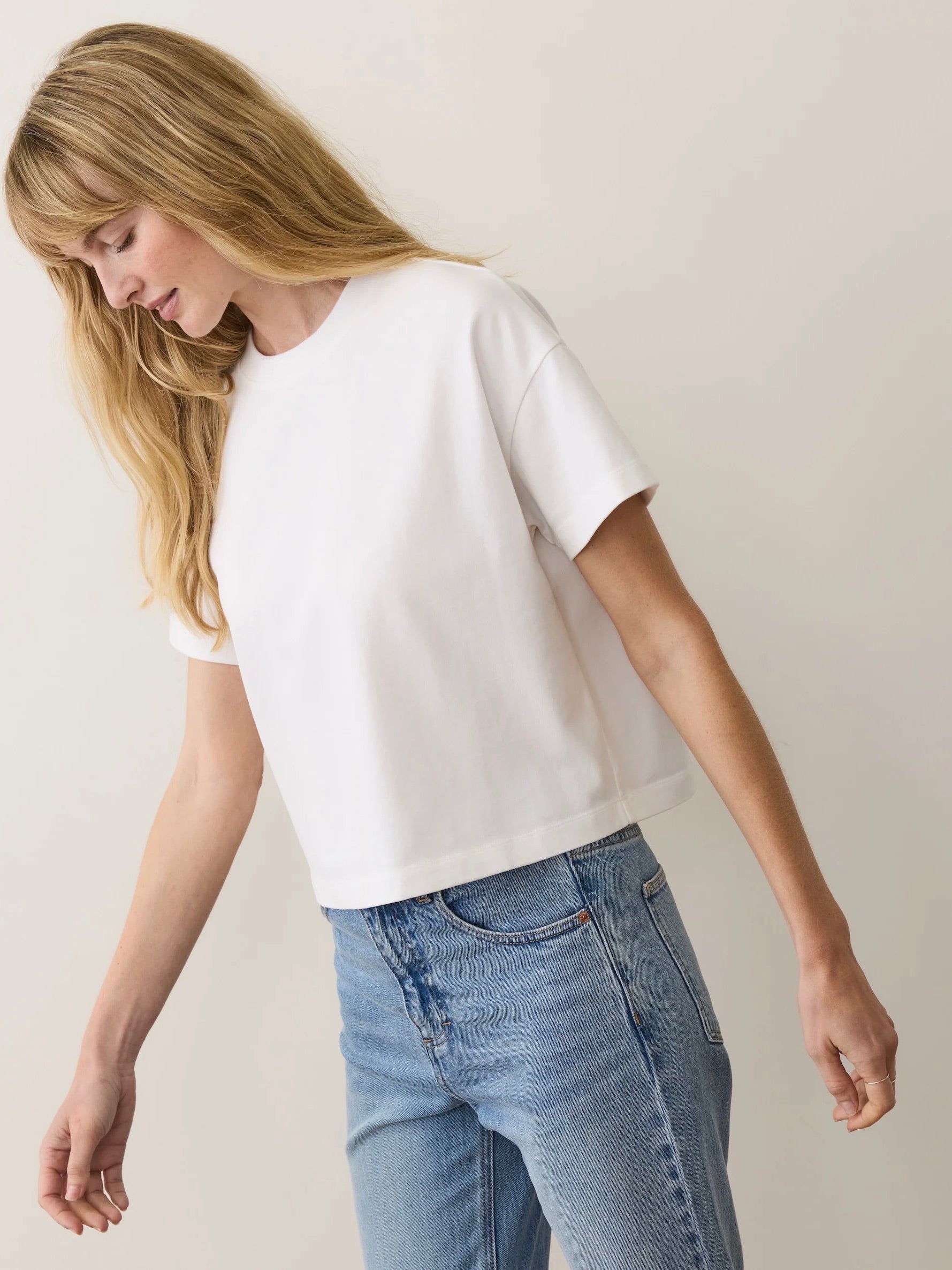 Luxe Jersey Crew Tee