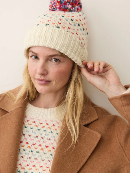{Marine Layer} Rainbow Pom Beanie