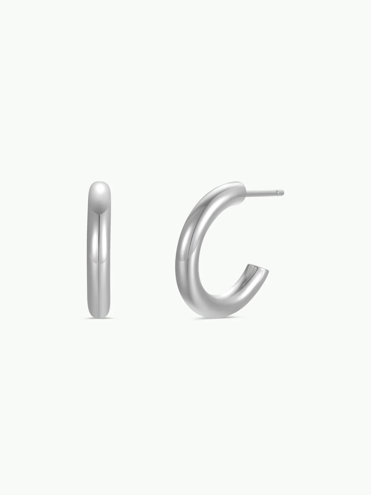 JaxKelly Silver Smooth Hoop