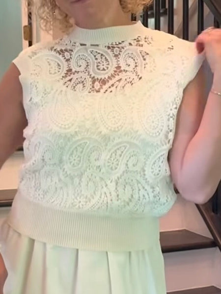 Crochet Front Vest