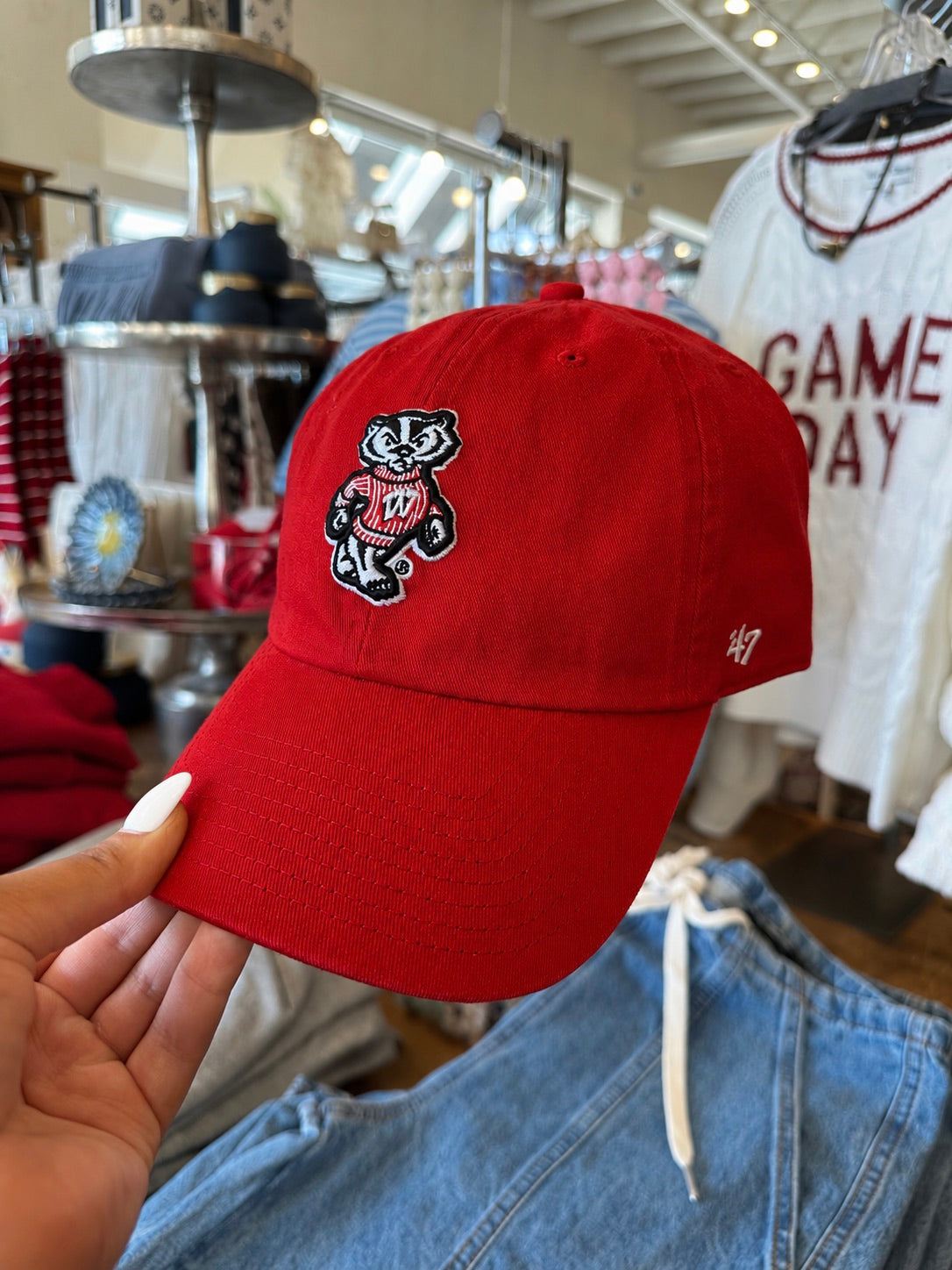 Wisconsin Badgers Clean Up Baseball Cap
