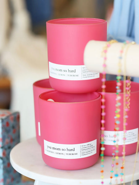 Paper Peony : Soy Matte Candle