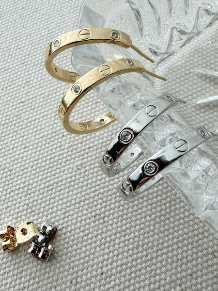 LOVE-ly Core Hoop Earrings