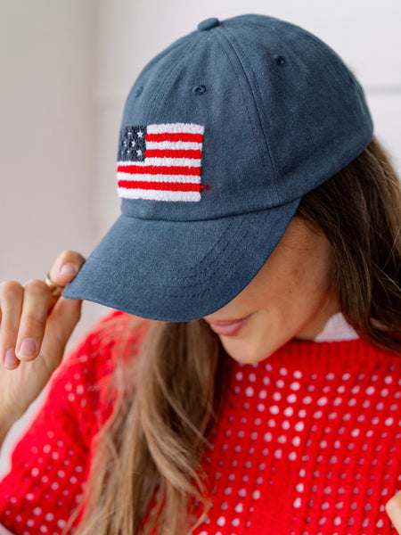 American Flag Baseball Cap