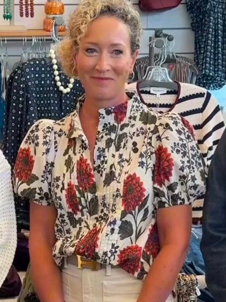 Poppy Fields Top