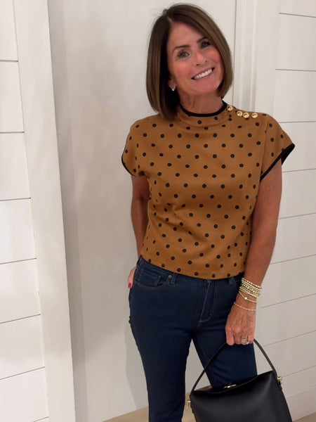 Sidney Polka Dot Top