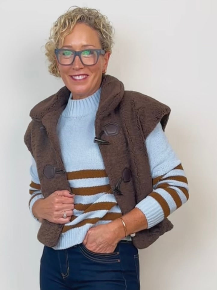 Raglan Stripe Sweater