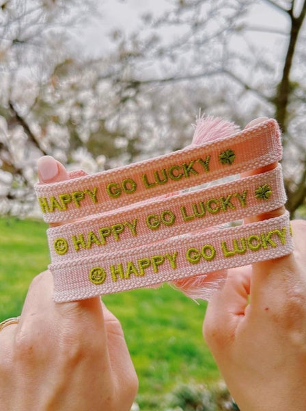 Happy Go Lucky Woven Bracelet