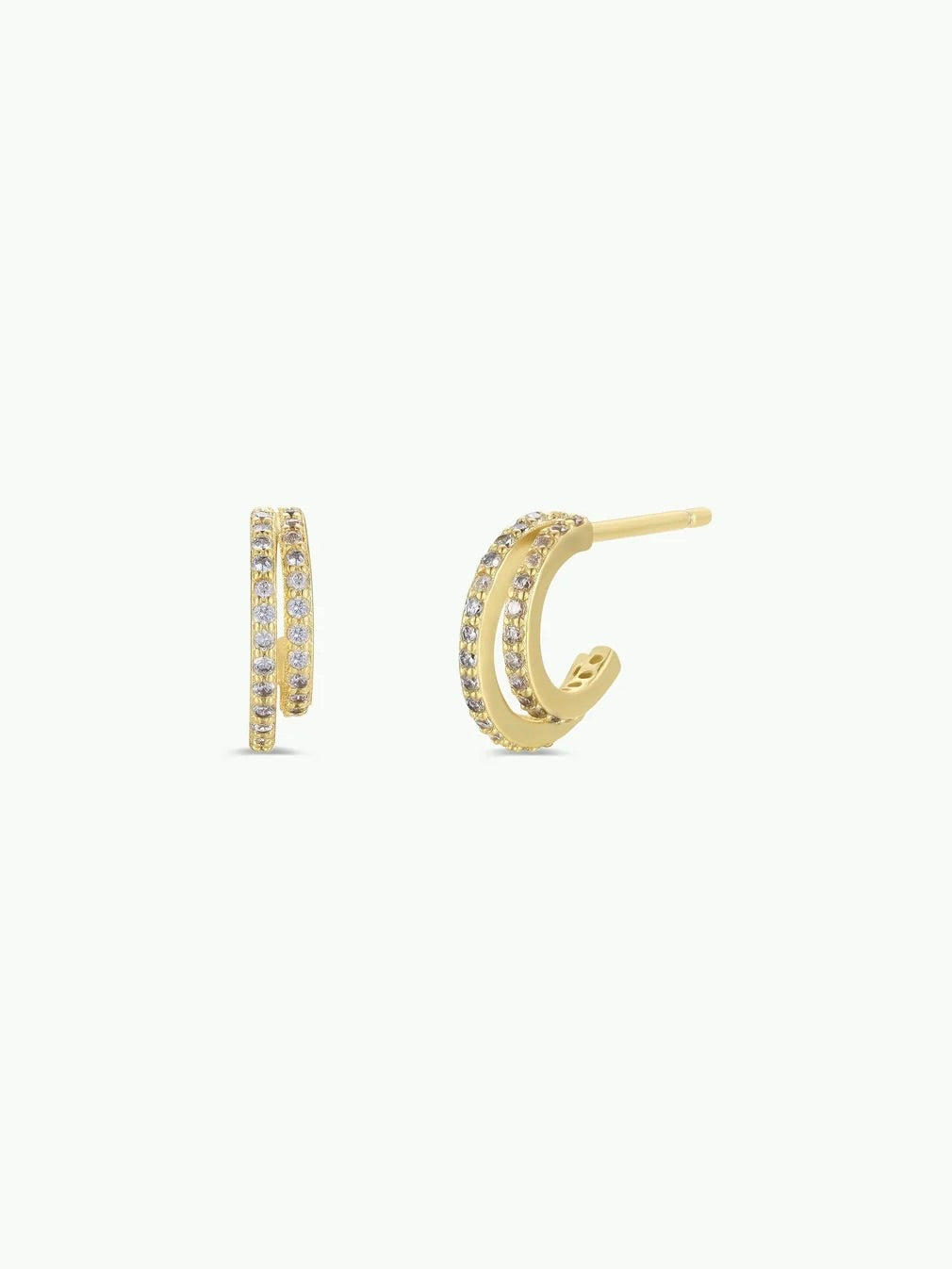 JaxKelly Double Champagne Hoops