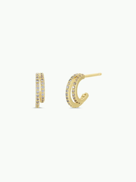 JaxKelly Double Champagne Hoops