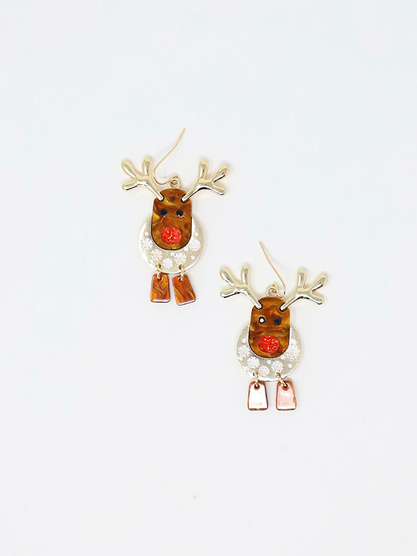 Shine Like Rudolph Earrings