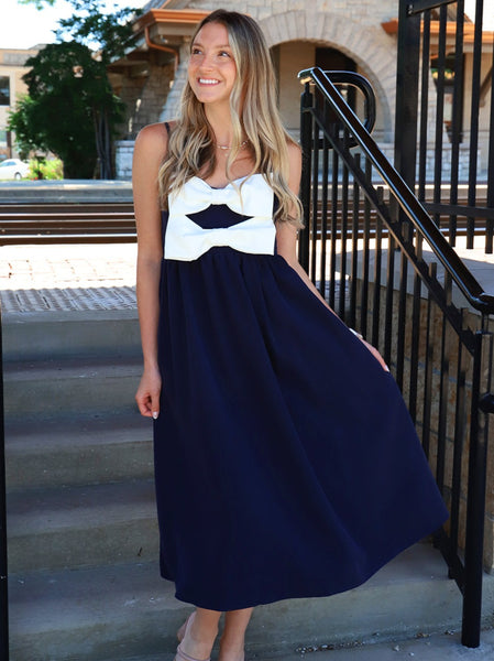 Cami Double Bow Dress