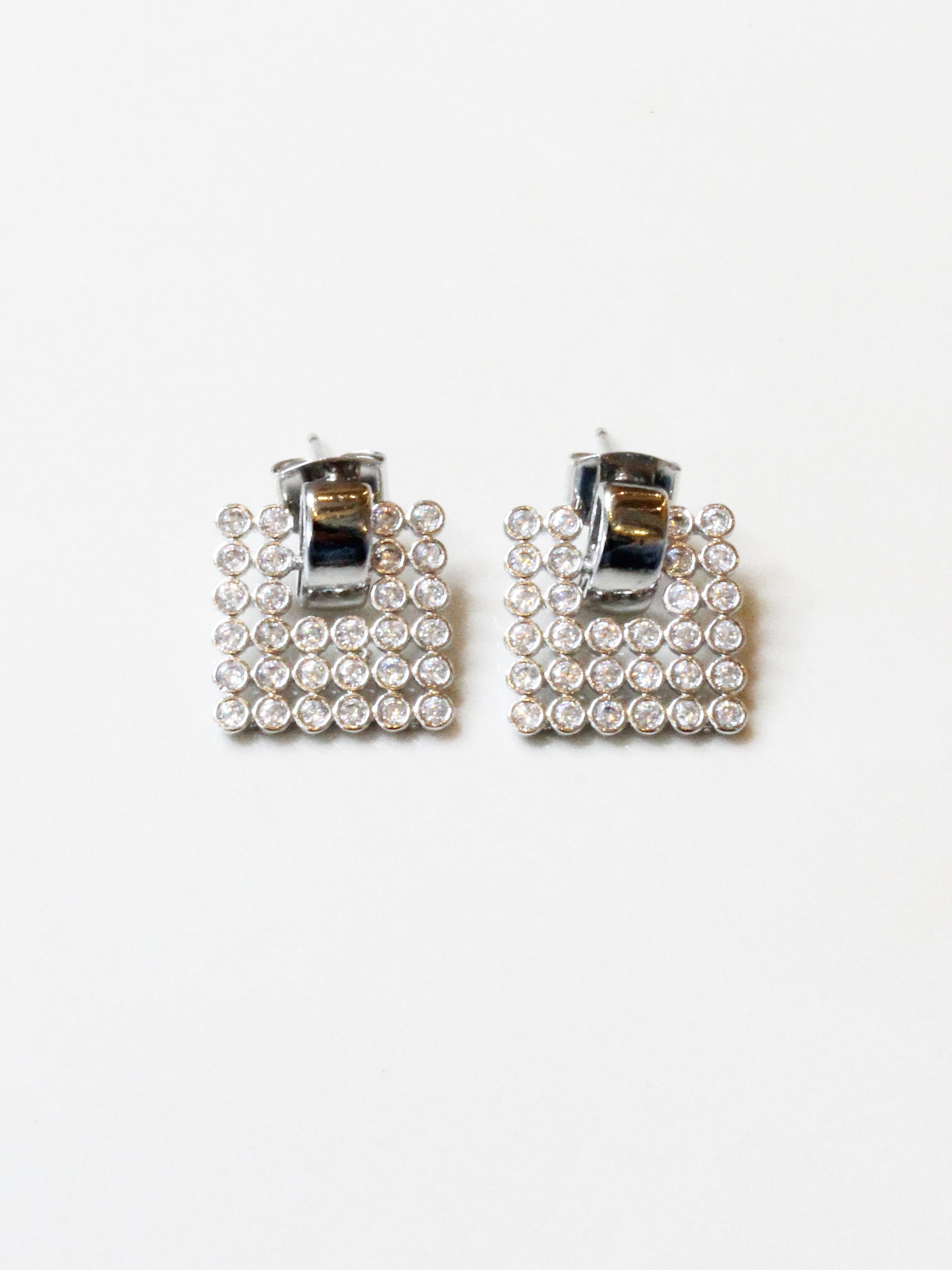 Square Matrix Earrings