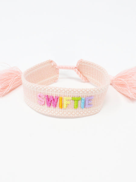 Swiftie Woven Bracelet - Blush