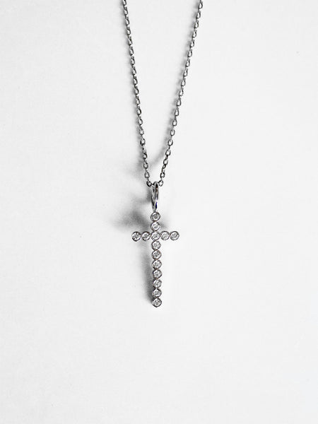 Cubic Cross Necklace