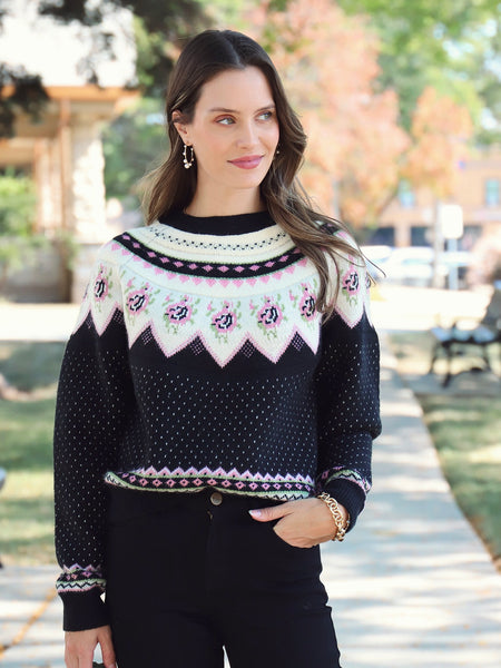 Vintage Pattern Sweater