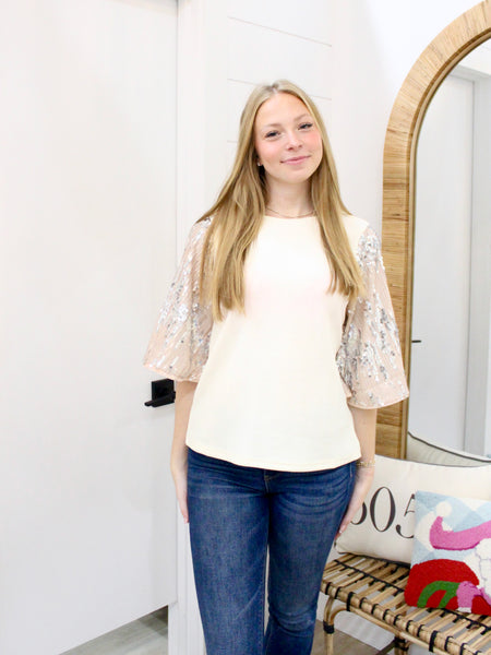 Drops of Sequin Top