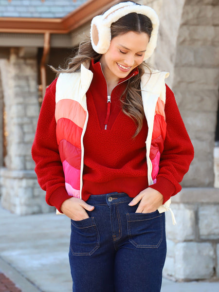 {Marine Layer} Sunset Puffer Vest