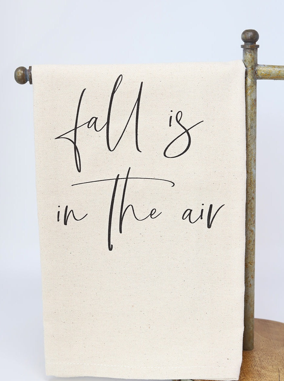 Fall is in the Air Tea Towel