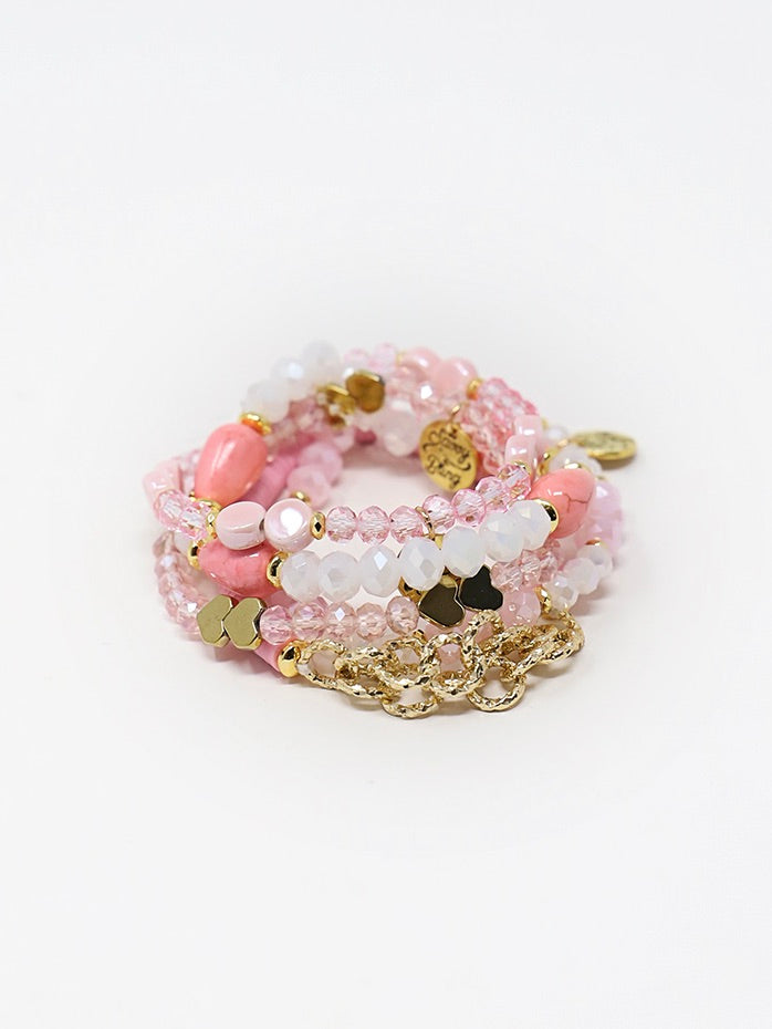 Pink Paradise Bracelet Set