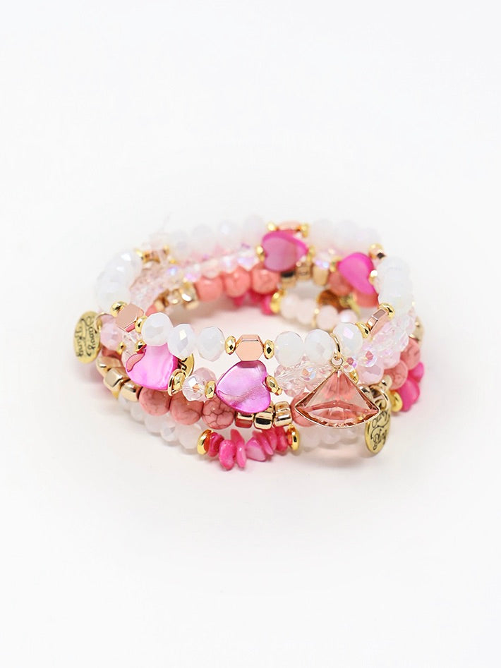 Hot Pink Heart Stack