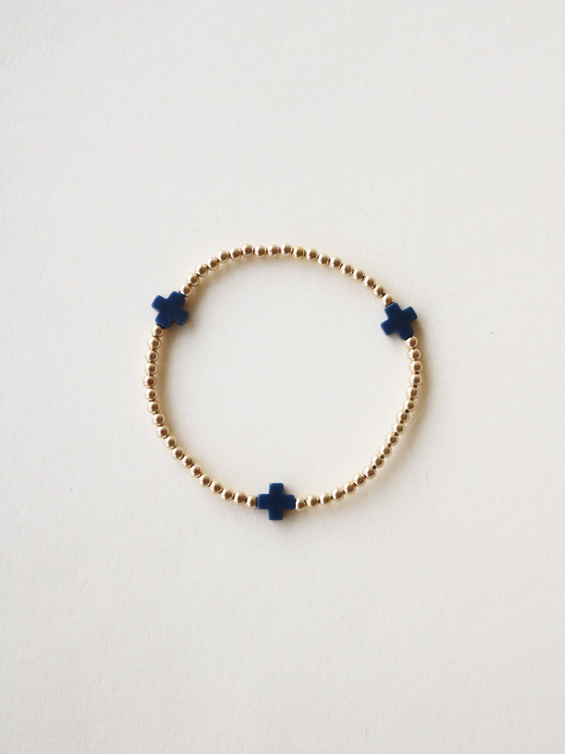 {enewton} Signature Cross Gold Pattern 3mm - Charcoal