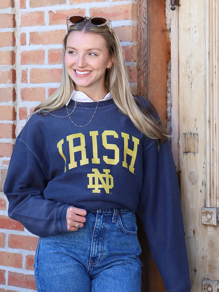 *PRE ORDER* Notre Dame Corded Crew