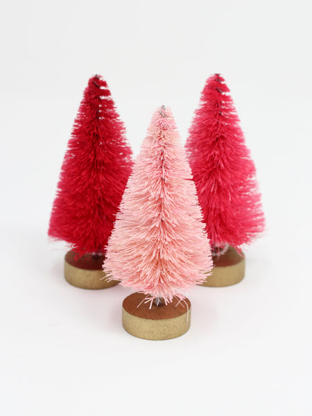 Mini Brush Christmas Trees