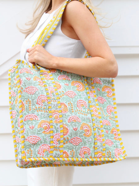 Jane Quilted Tote