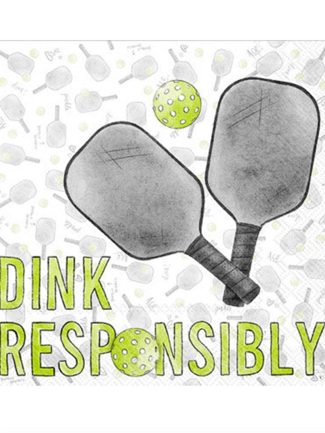 Dink Responsibly Cocktail Napkins