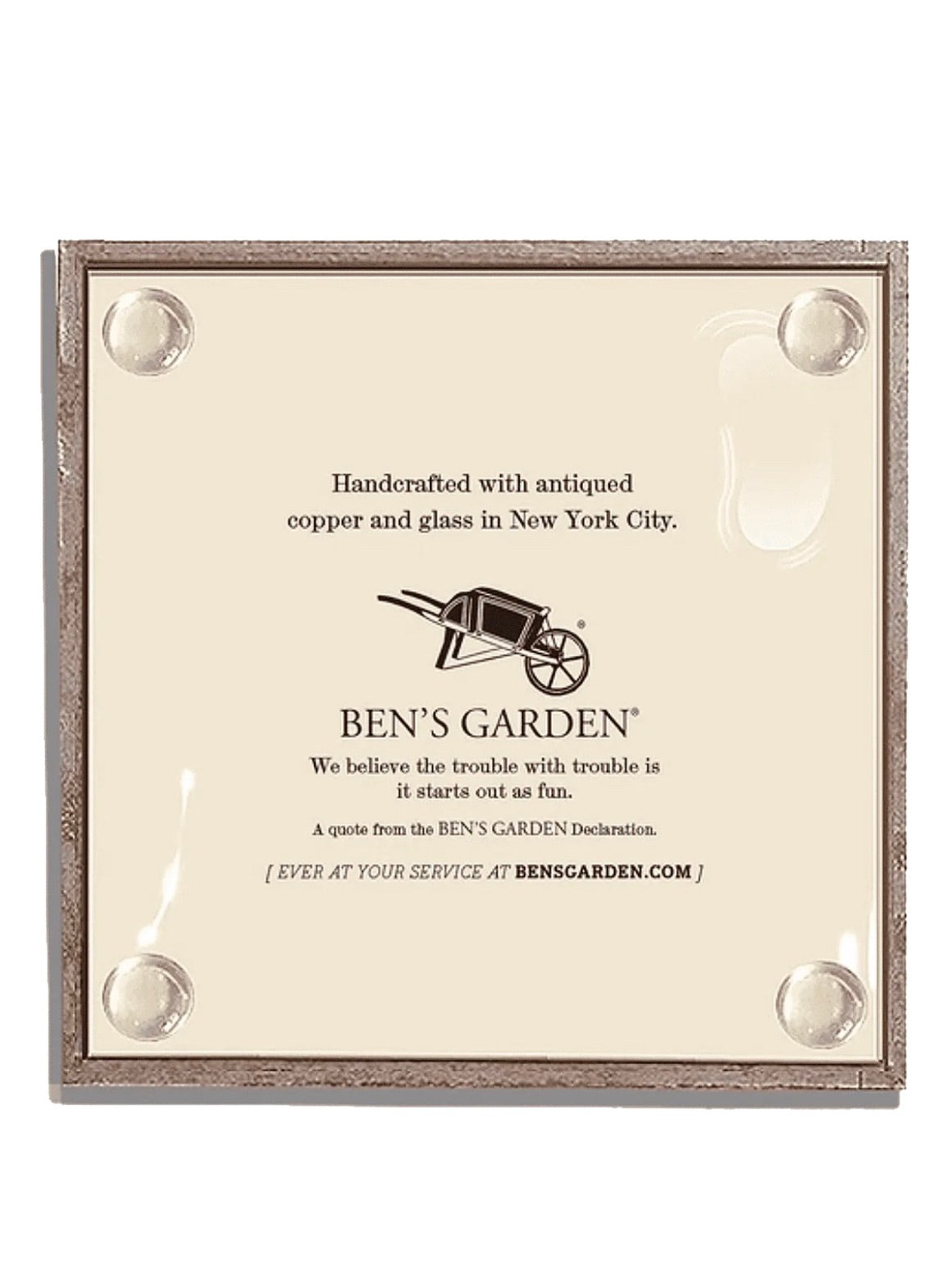 Ben's Garden Coaster - My Friends